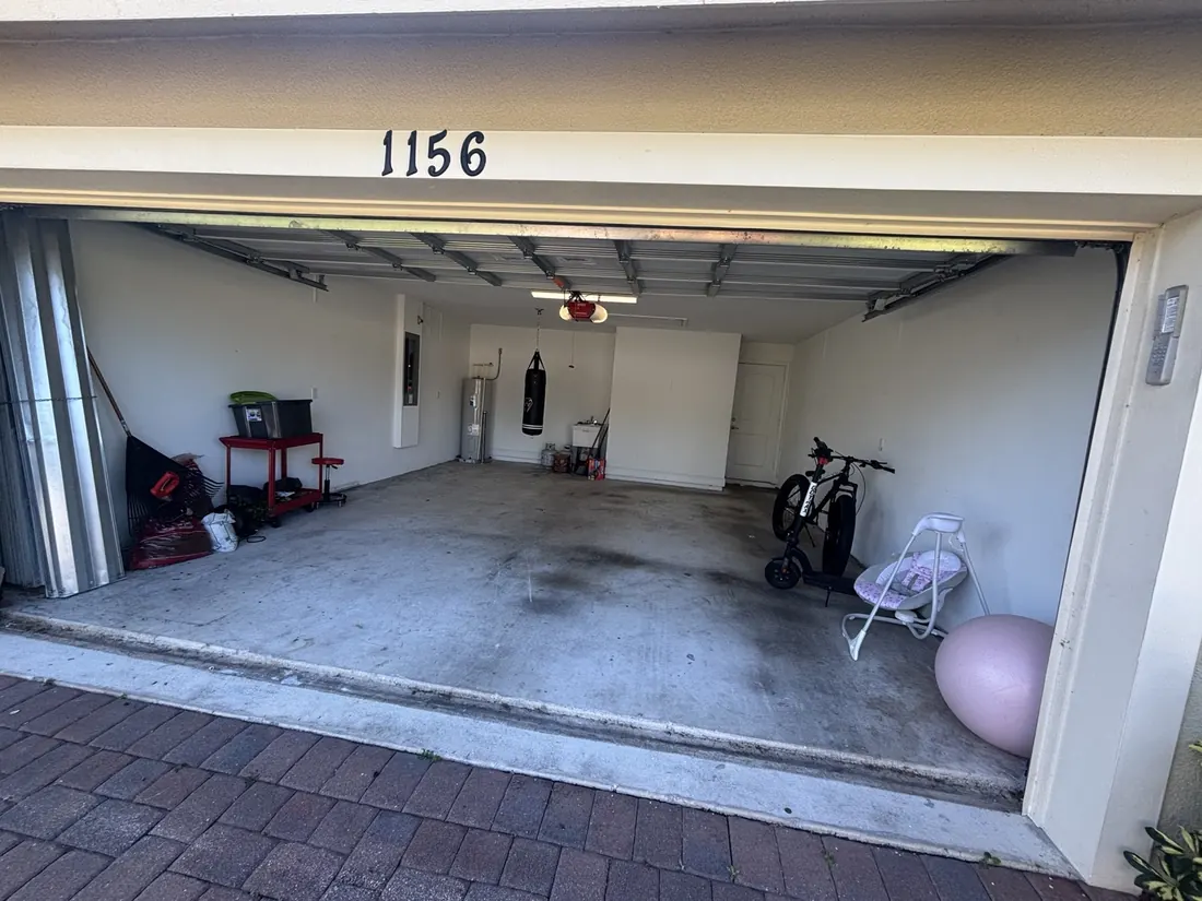 Garage after junk removal